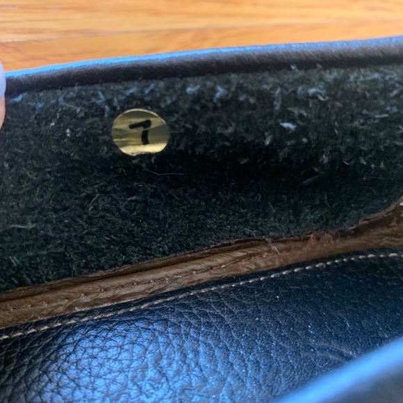 STREET WORK Womens Blue Leather Square Toe Slip-On Loafers Work Shoes Flats Sz 7 - Picture 12 of 12